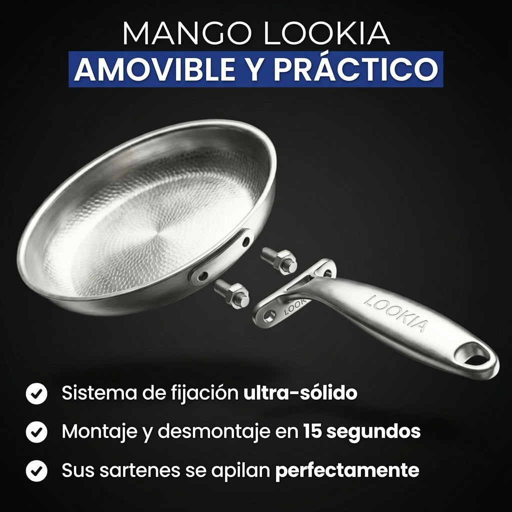 Sartén de Titanio Puro 100% para una Cocina Sin Toxinas